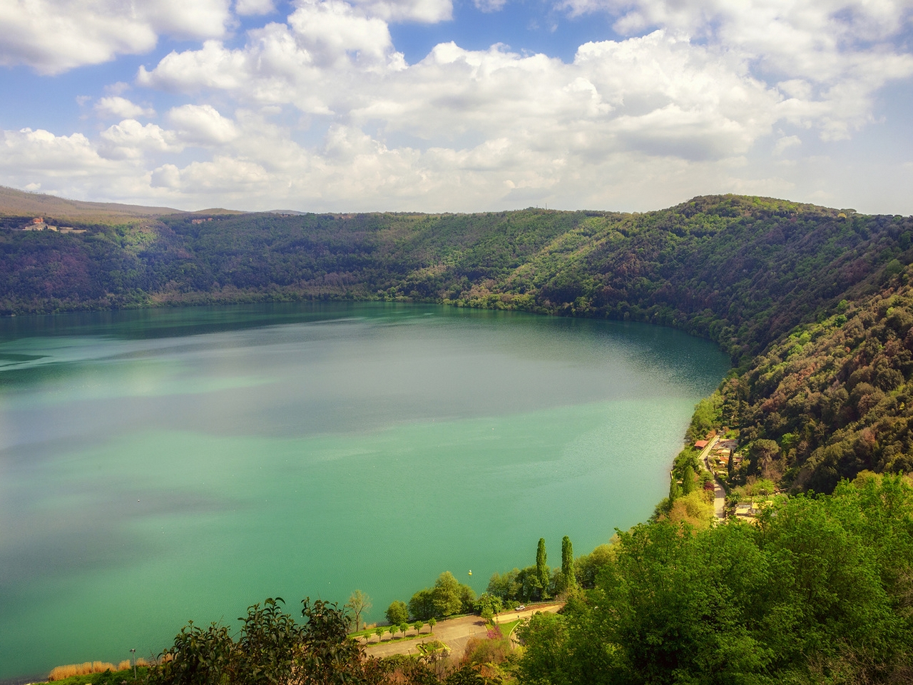 Albano gölü Resim